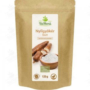 Biomenü bio nyílgyökér liszt 125g Biomenü bio nyílgyökér liszt 125g