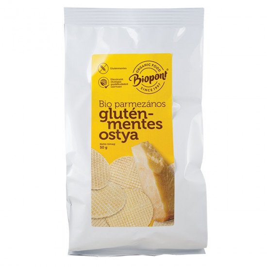 Biopont bio ostya parmezános gluténmentes 50g Biopont bio ostya parmezános gluténmentes 50g