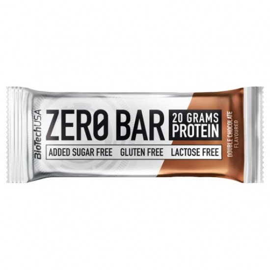 Biotech USA Szeletek ZERO Bar Dupla Csokoládé 50g Biotech USA Szeletek ZERO Bar Dupla Csokoládé 50g