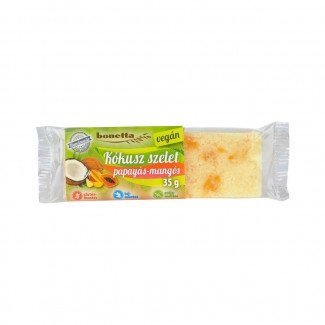 Bonetta kókusz szelet papaya-mangó vegán 35g