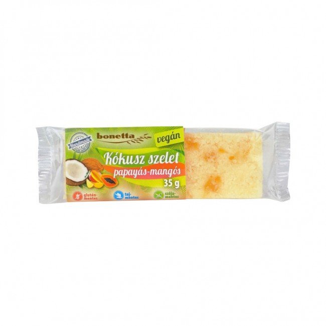 Bonetta kókusz szelet papaya-mangó vegán 35g