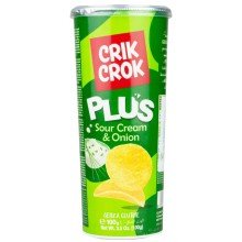 Crik crok chips hagymás-tejfölös gluténmentes 100g