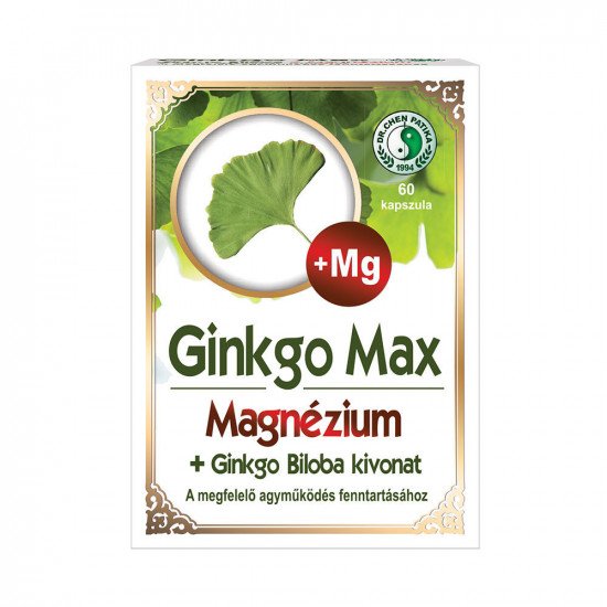 Dr.Chen ginkgo max kapszula magnéziummal 60db