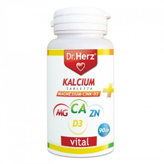 Dr.herz kalcium+magnézium+cink+d3 tabletta 90db