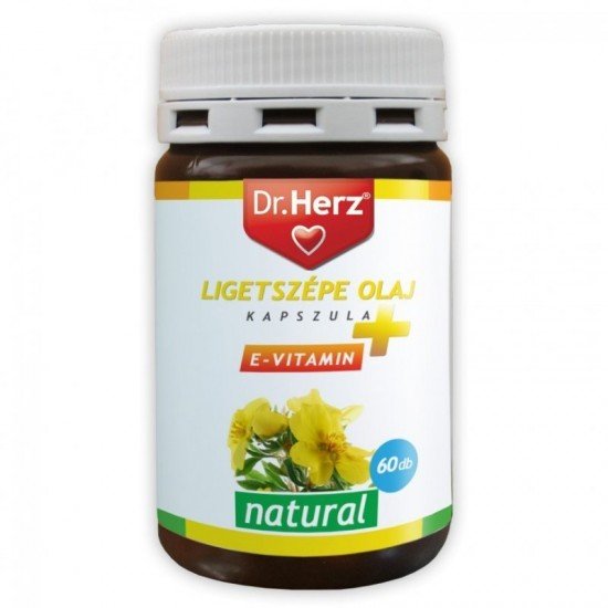 Dr.Herz ligetszépe olaj kapszula+e vitamin 60db