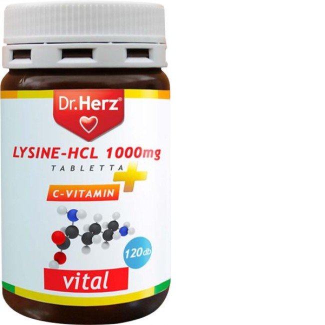 Dr.herz lysine tabletta 120db