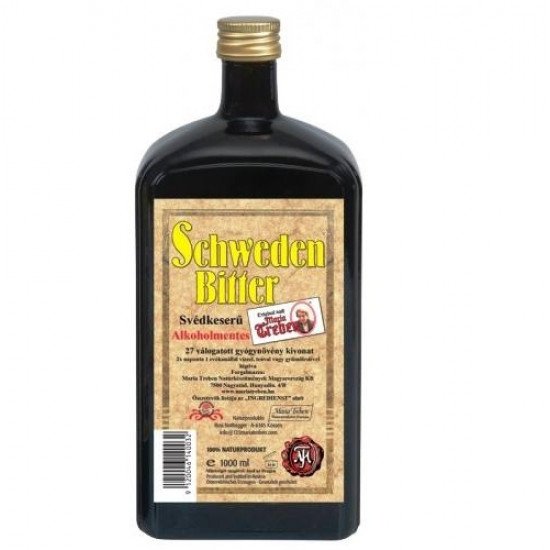 Eredeti Maria Treben svédkeserű sáfránnyal alkoholmentes 1000ml Eredeti Maria Treben svédkeserű sáfránnyal alkoholmentes 1000ml