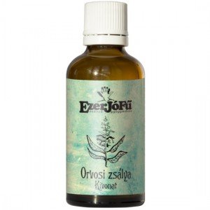 Ezerjófű Orvosi zsálya glicerines kivonat 50ml Ezerjófű Orvosi zsálya glicerines kivonat 50ml