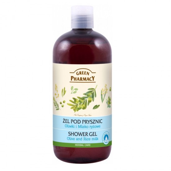 Green pharmacy tusfürdő olíva-rizstej 500ml