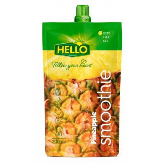 Hello smoothie ananász 200ml