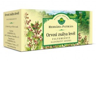 Herbária orvosi zsálya levél tea filteres 25filter