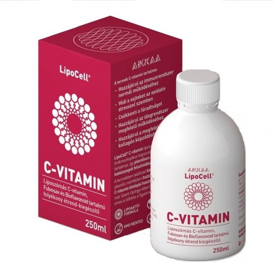 Huminiqum LipoCell liposzómás C-vitamin folyékony étrend-kiegészítő 250ml