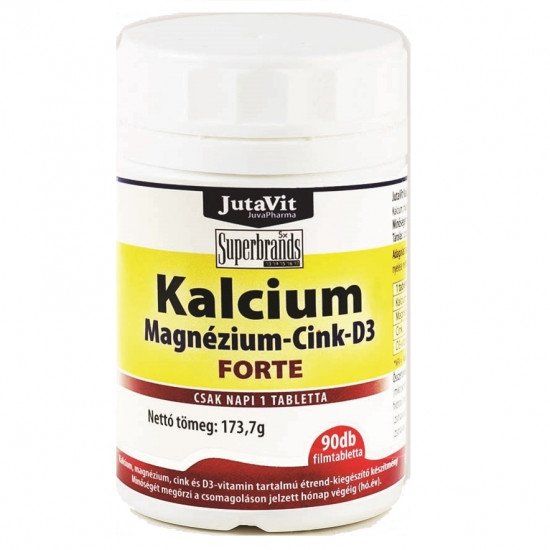 Jutavit kalcium-Magnézium-Cink tabletta 90db