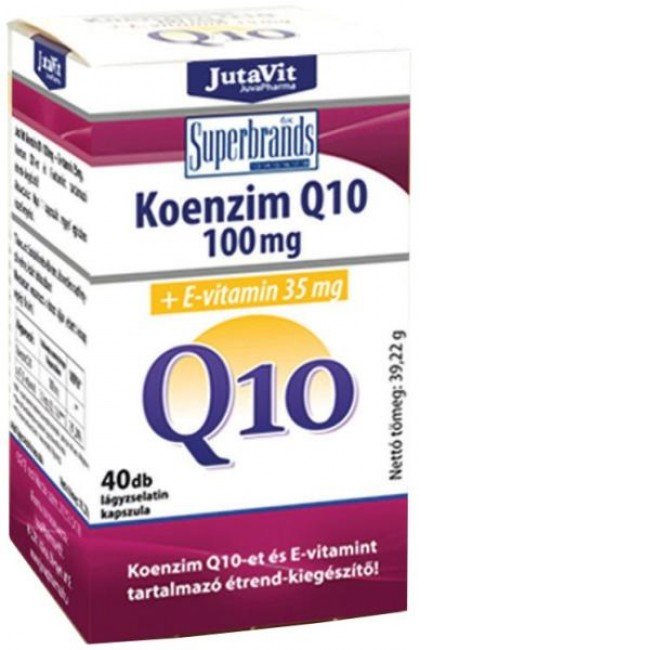 Jutavit koenzim q10 kapszula 100 mg 40db Jutavit koenzim q10 kapszula 100 mg 40db