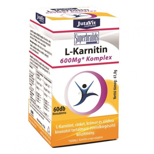 Jutavit l-karnitin 600 mg kapszula 60db Jutavit l-karnitin 600 mg kapszula 60db