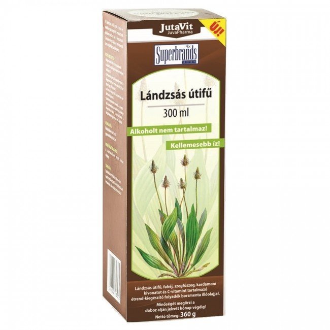 Jutavit lándzsás útifű szirup 300ml Jutavit lándzsás útifű szirup 300ml