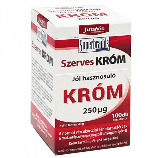 Jutavit szerves króm tabletta 100db