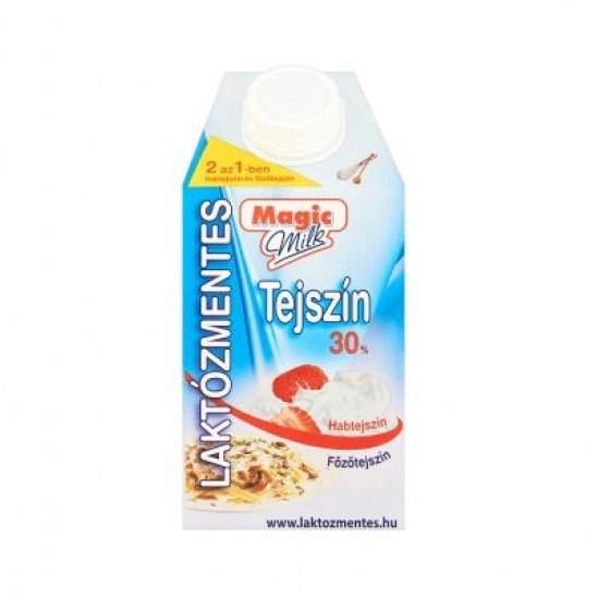 Magic milk laktózmentes hab- és főzőtejszín 2in1 uht 500ml