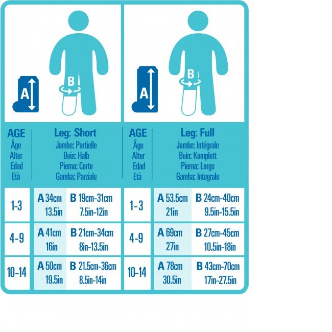 Bloccs Vízálló gipszvédő - Gyerekeknek teljes lábra (1-3 év) 1db Bloccs Vízálló gipszvédő - Gyerekeknek teljes lábra (1-3 év) 1db