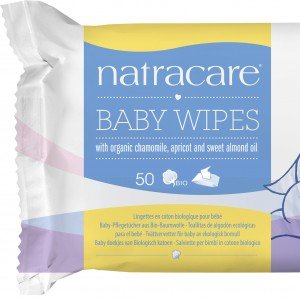 Natracare bio pamut baba törlőkendő 50db