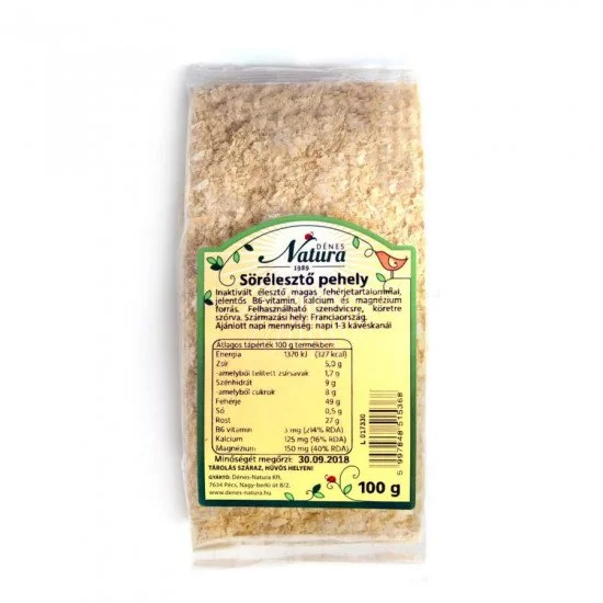Natura sörélesztőpehely 100g Natura sörélesztőpehely 100g