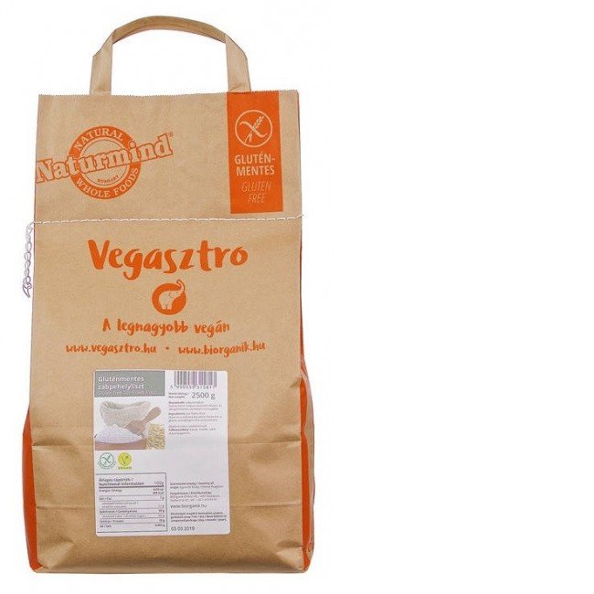 Naturmind natúr gluténmentes zabpehely vegasztro 2500g