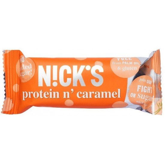 Nick's karamellás protein szelet cukormentes 50g