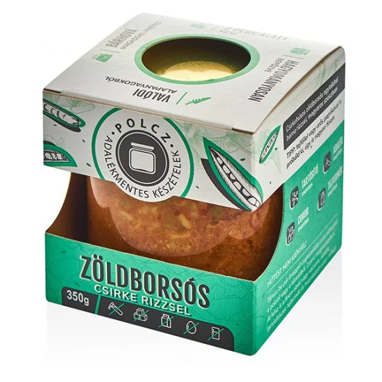 Polcz Zöldborsós csirke rizzsel 350g Polcz Zöldborsós csirke rizzsel 350g