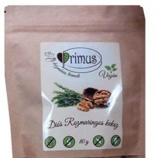 Primus gm keksz diós-rozmaringos 80g