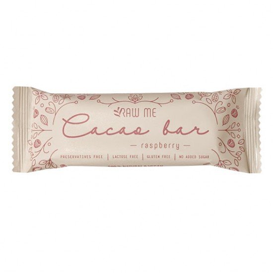 Raw me cocoa bar málna 40g