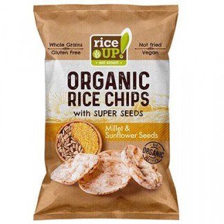 Rice up bio barnarizs chips köles-napraforgó 25g