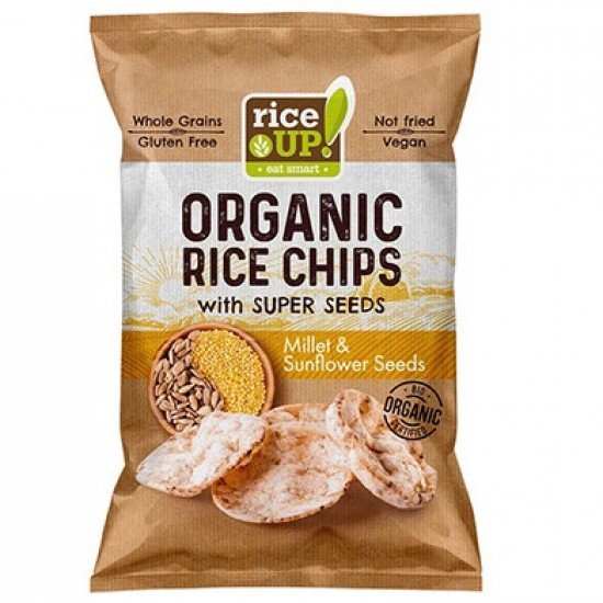 Rice up bio barnarizs chips köles-napraforgó 25g