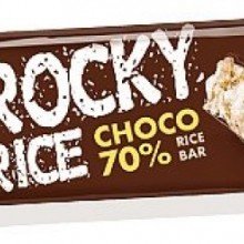 Rocky rice-70% étcsokoládéval bevont puffasztott rizsszelet 18g