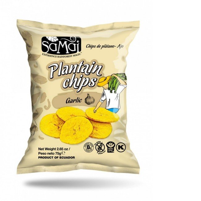 Samai plantain chips fokhagyma 75g