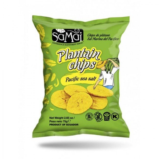 Samai plantain chips tengeri sós 75g Samai plantain chips tengeri sós 75g