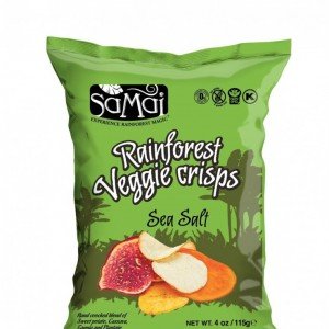 Samai rainforest zöldséges chips tengeri sós 57g