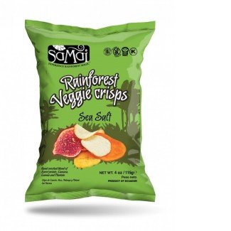 Samai rainforest zöldséges chips tengeri sós 57g