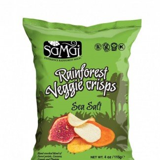 Samai rainforest zöldséges chips tengeri sós 57g