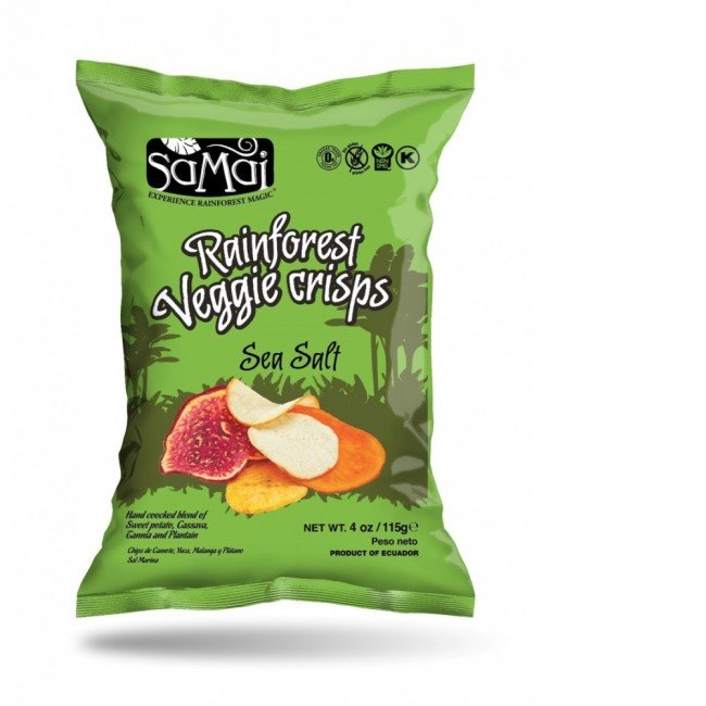 Samai rainforest zöldséges chips tengeri sós 57g Samai rainforest zöldséges chips tengeri sós 57g