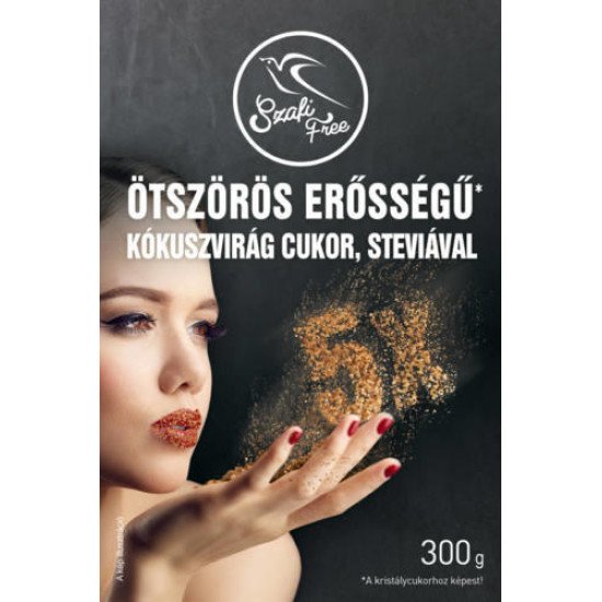 Szafi free 5x erősségű kókuszvirág cukor 300g