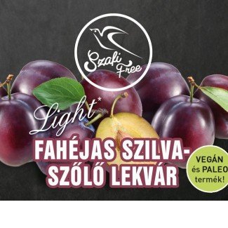 Szafi free fahéjas szilva-alma lekvár 350g