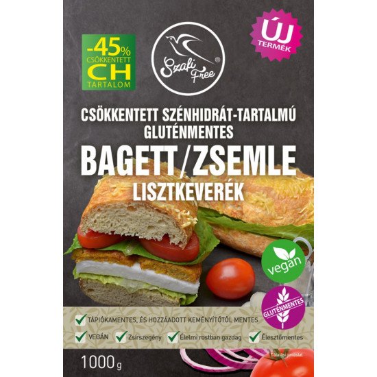 Szafi free lisztkeverék bagett/zsemle 1000g