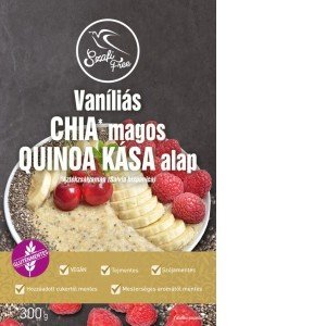 Szafi free quinoa kása alap chia magos,vaníliás 300g Szafi free quinoa kása alap chia magos,vaníliás 300g