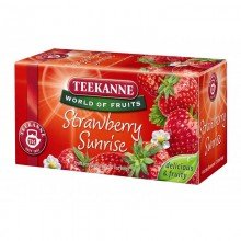 Teekanne strawberry sunrise tea 20 filter