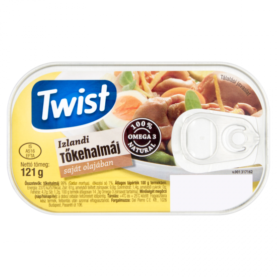 Twist tőkehalmáj islandi 121g