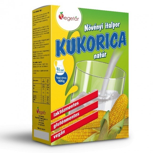Vegetár kukorica italpor 400g