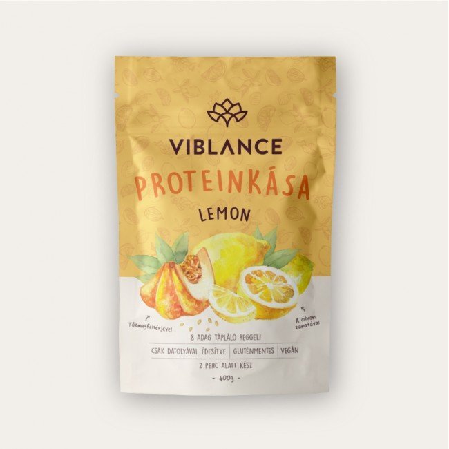 Viblance proteinkása lemon gluténmentes 400g Viblance proteinkása lemon gluténmentes 400g