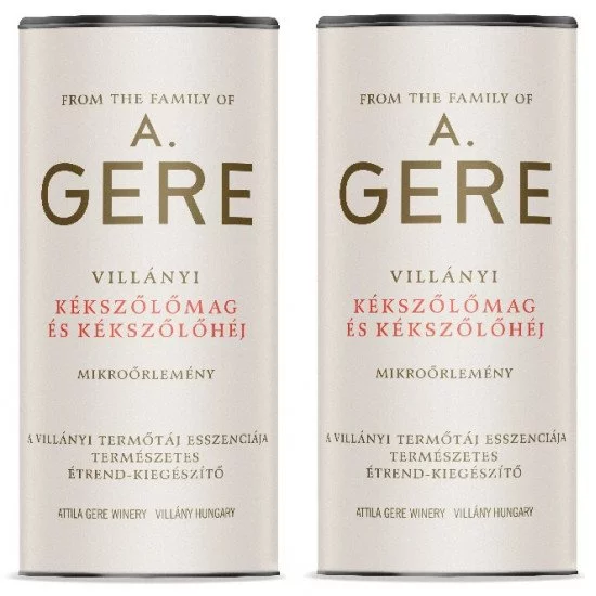 Gere Villányi kékszőlőmag és héj őrlemény 2x150g Gere Villányi kékszőlőmag és héj őrlemény 2x150g