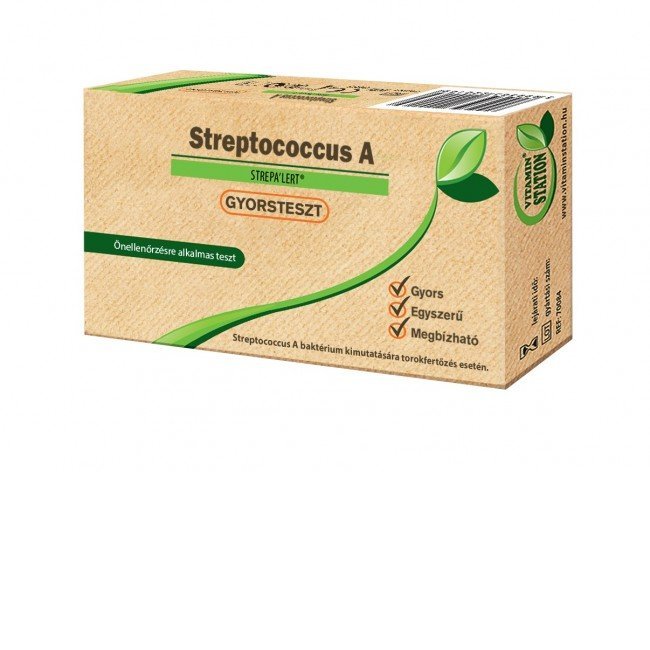 Vitamin station gyorsteszt streptococcus a 1db Vitamin station gyorsteszt streptococcus a 1db