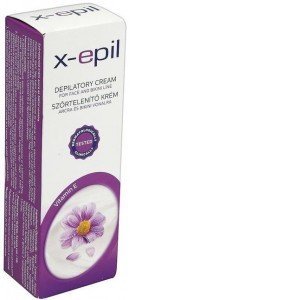X-epil szőrtelenítő krém arc-bikini vonal 40ml